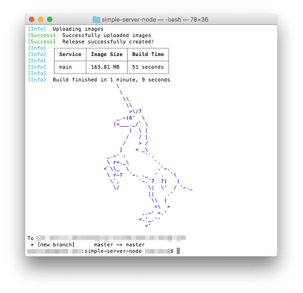 success unicorn simple nodejs